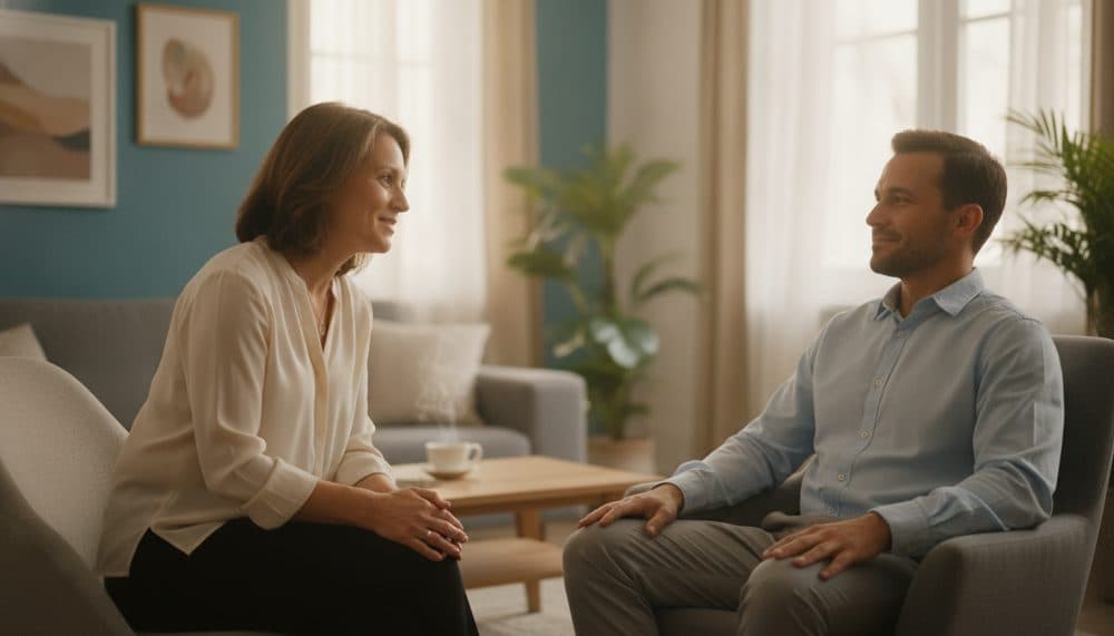 One-on-one trauma therapy session at Bold Steps Behavioral Health